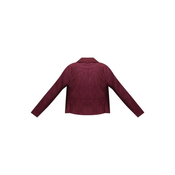 🆕Sofia Jeans By Sofia Vergara Women's Faux Suede
Jacket in Wine - Picture 4 of 12